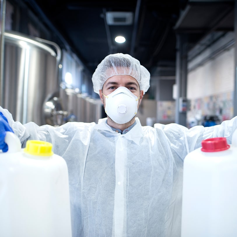 Контроль едких щелочей в воздухе рабочей зоны