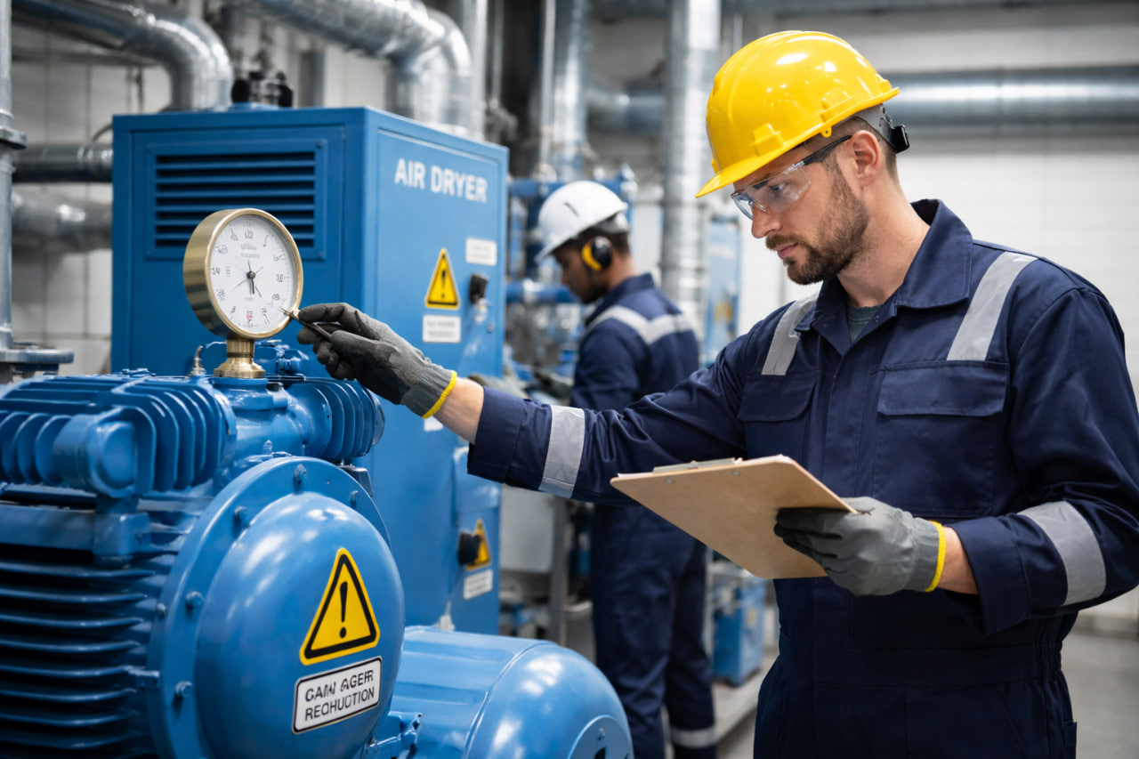 Безопасная эксплуатация компрессорных установок
