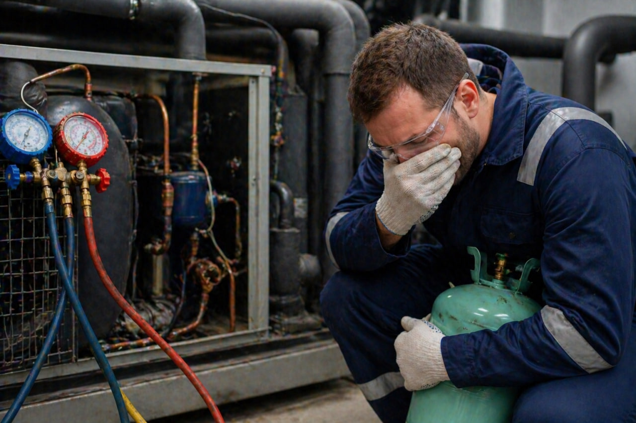 Интоксикация фреоном