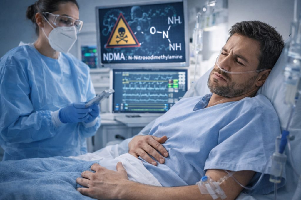 Интоксикация N-нитрозодиметиламином (НДМА)