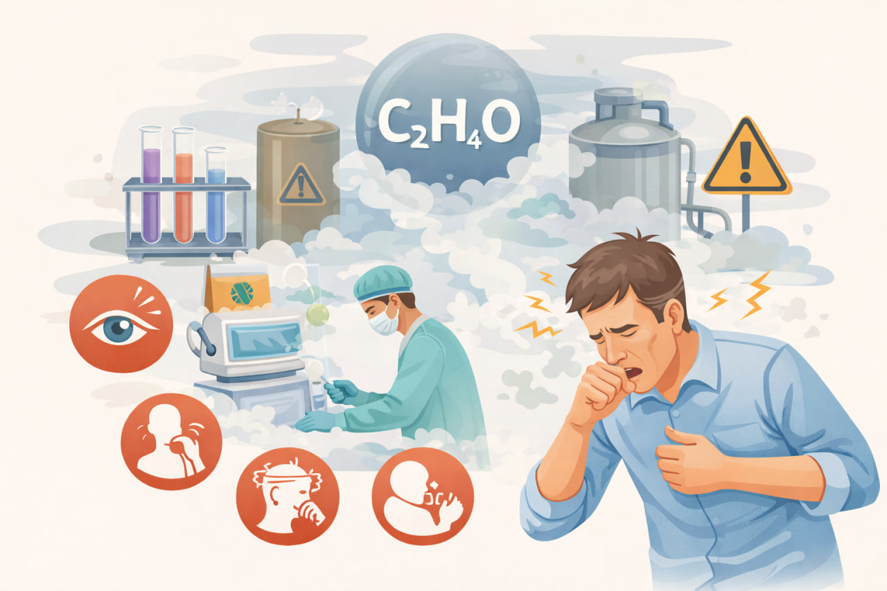 Интоксикация окисью этилена (этиленоксидом)