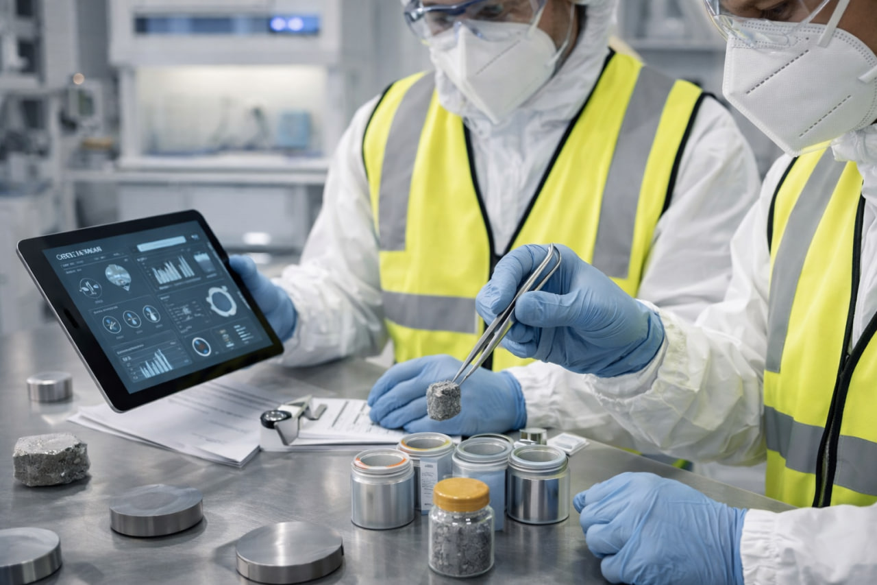 Работа с итрием: технологии контроля и охрана труда