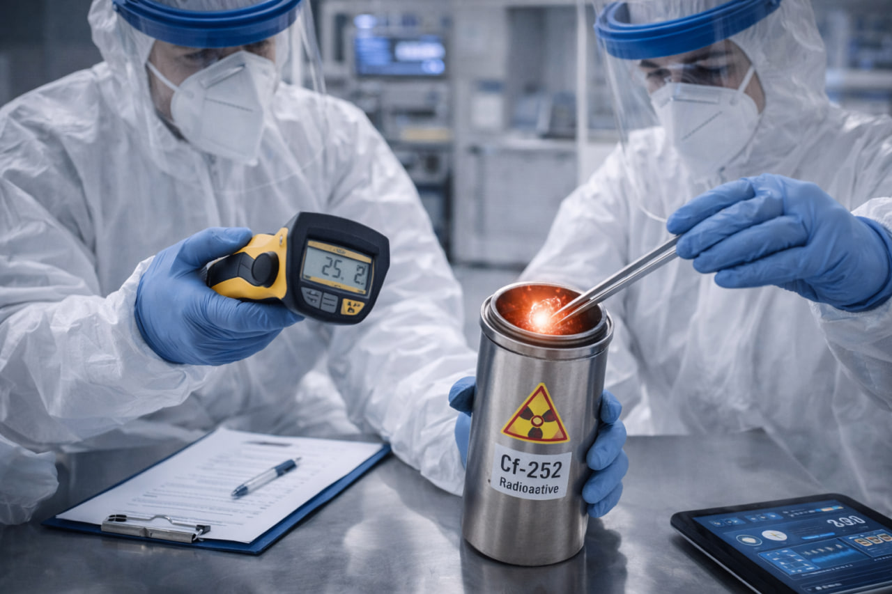 Работа с калифорнием: стандарты безопасности и контроль качества